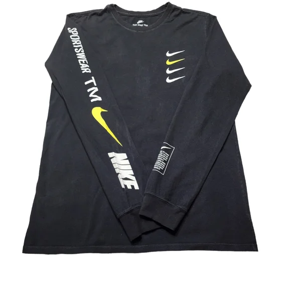 Nike Shirts Mens The Nike Tee Long Sleeve Sz M Poshmark